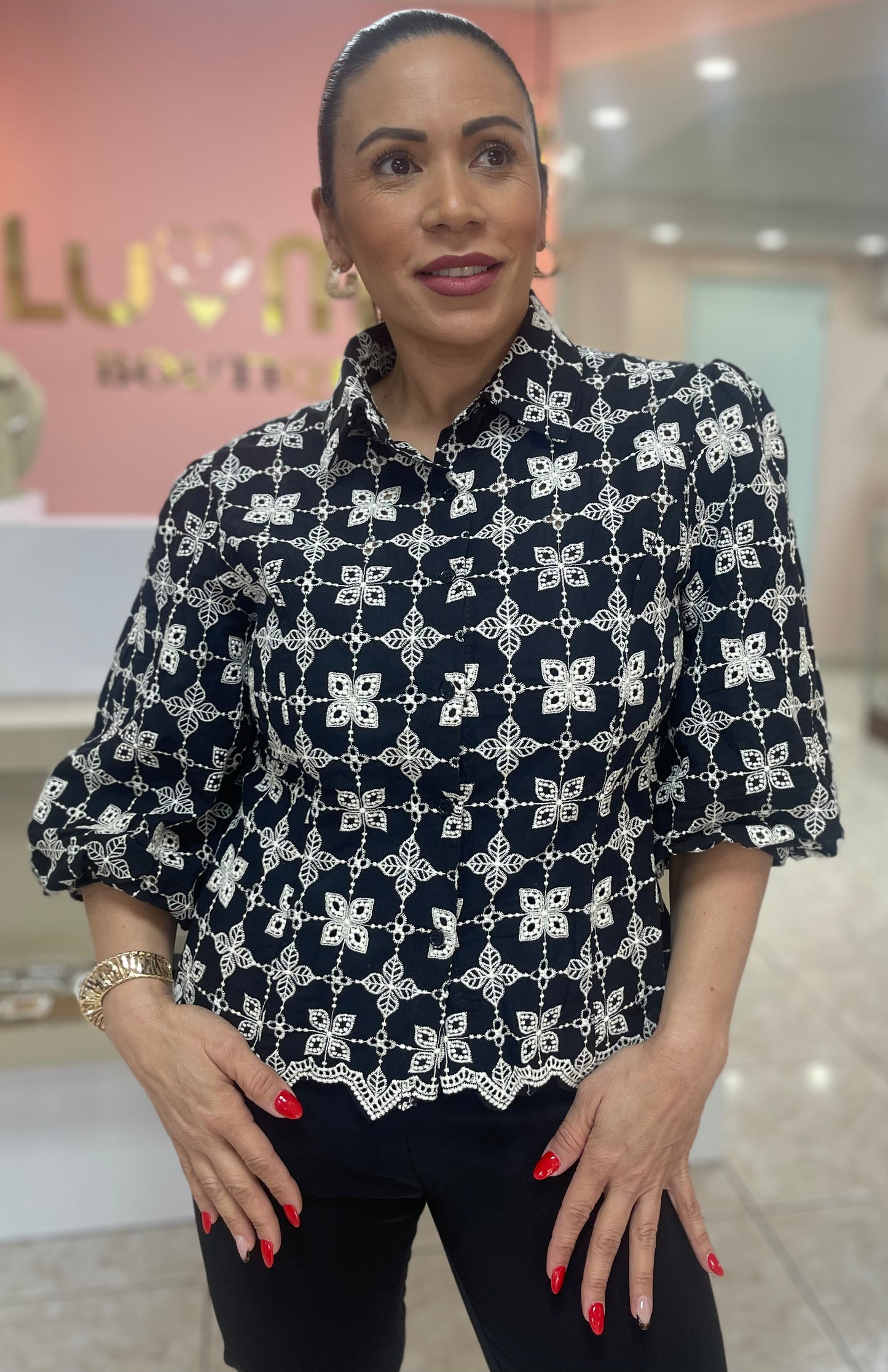 Embroider Gracia Top