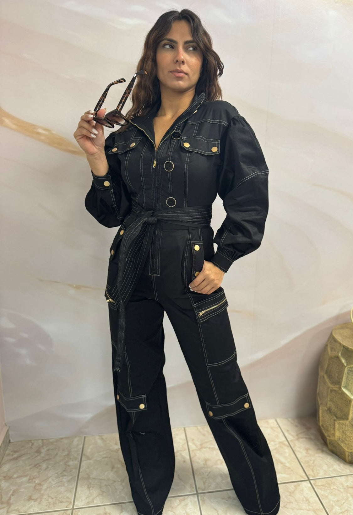 Kamila Black Jumpsuit