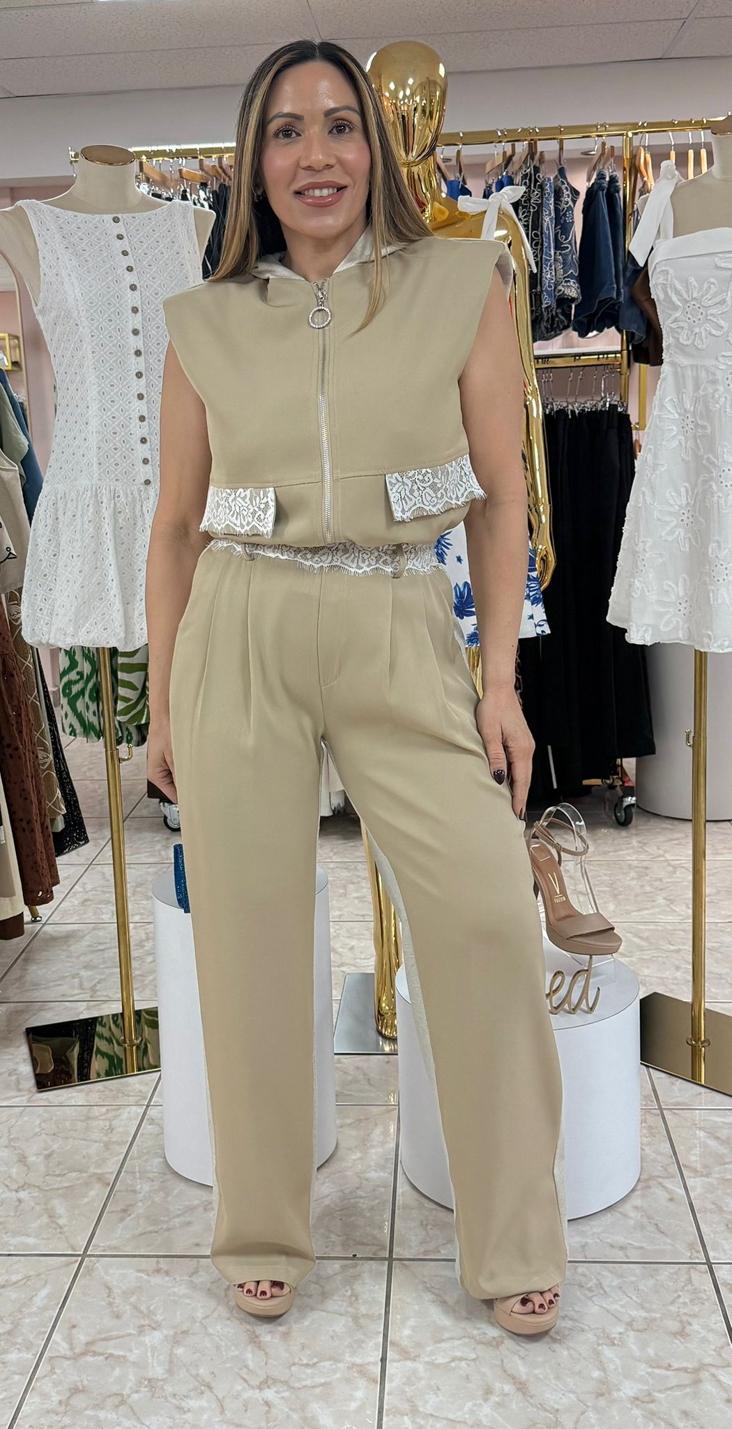 Camel Travel Pant & Top Set