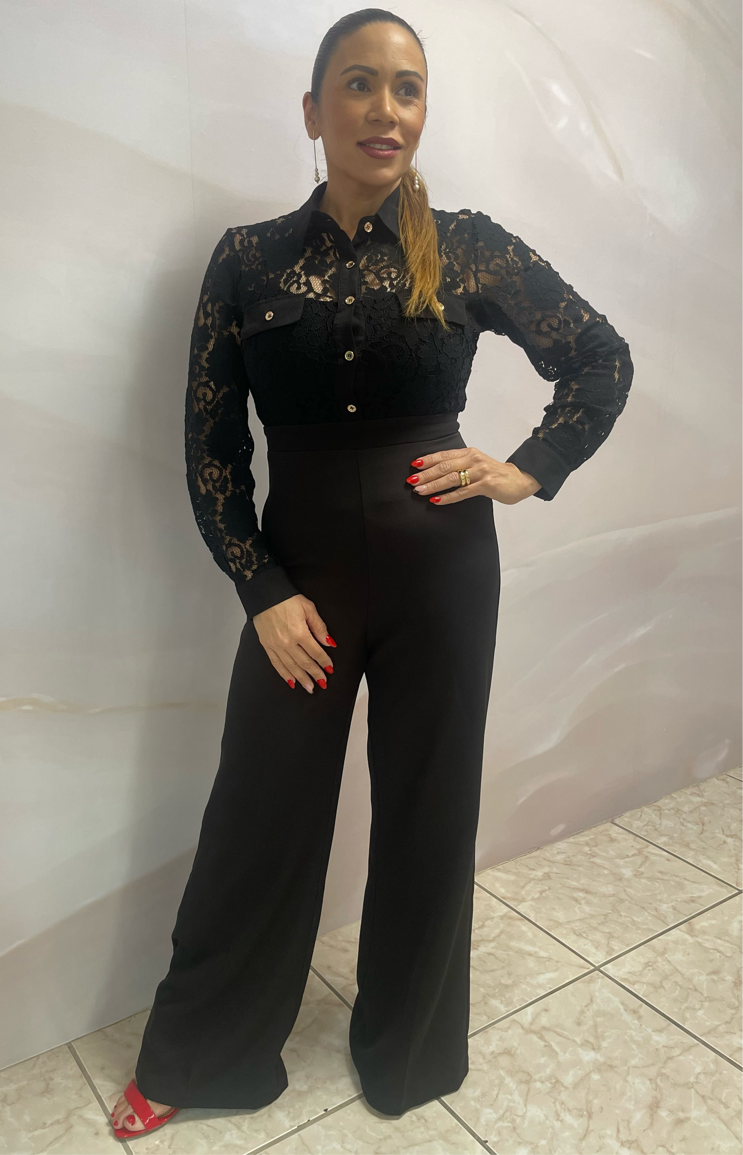 Amanda Black Jumpsuit