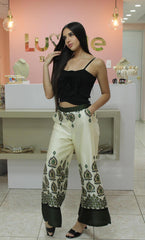 Print Palazzo Long Pant