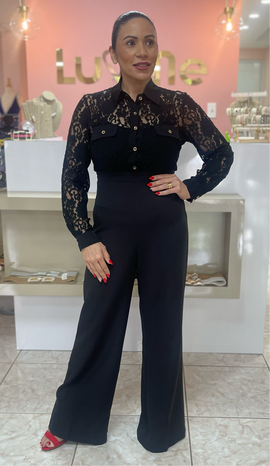 Amanda Black Jumpsuit