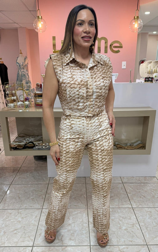 Snake Top & Pant Set