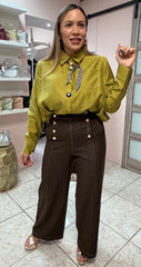 Green Luxury Long Top