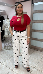 Tiara Red Top