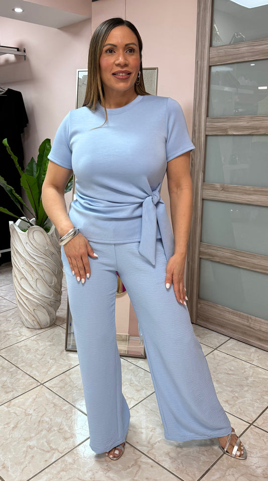 Light Blue Top & Pant Set NEW DROP
