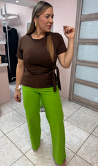 Aura Brown Top