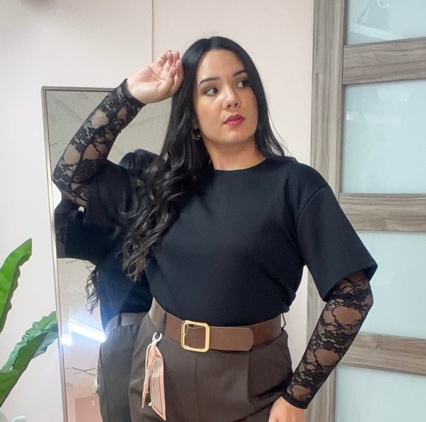Ivana T-Shirt Lace Top