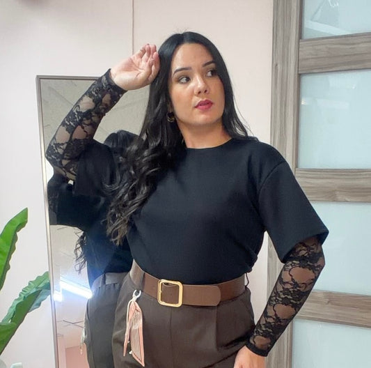 Ivana T-Shirt Lace Top