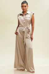 Olivia Satin Jumpsuit
