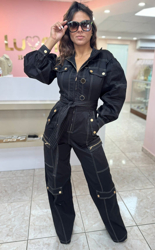 Kamila Black Jumpsuit