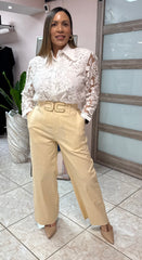 White Embroidery Top