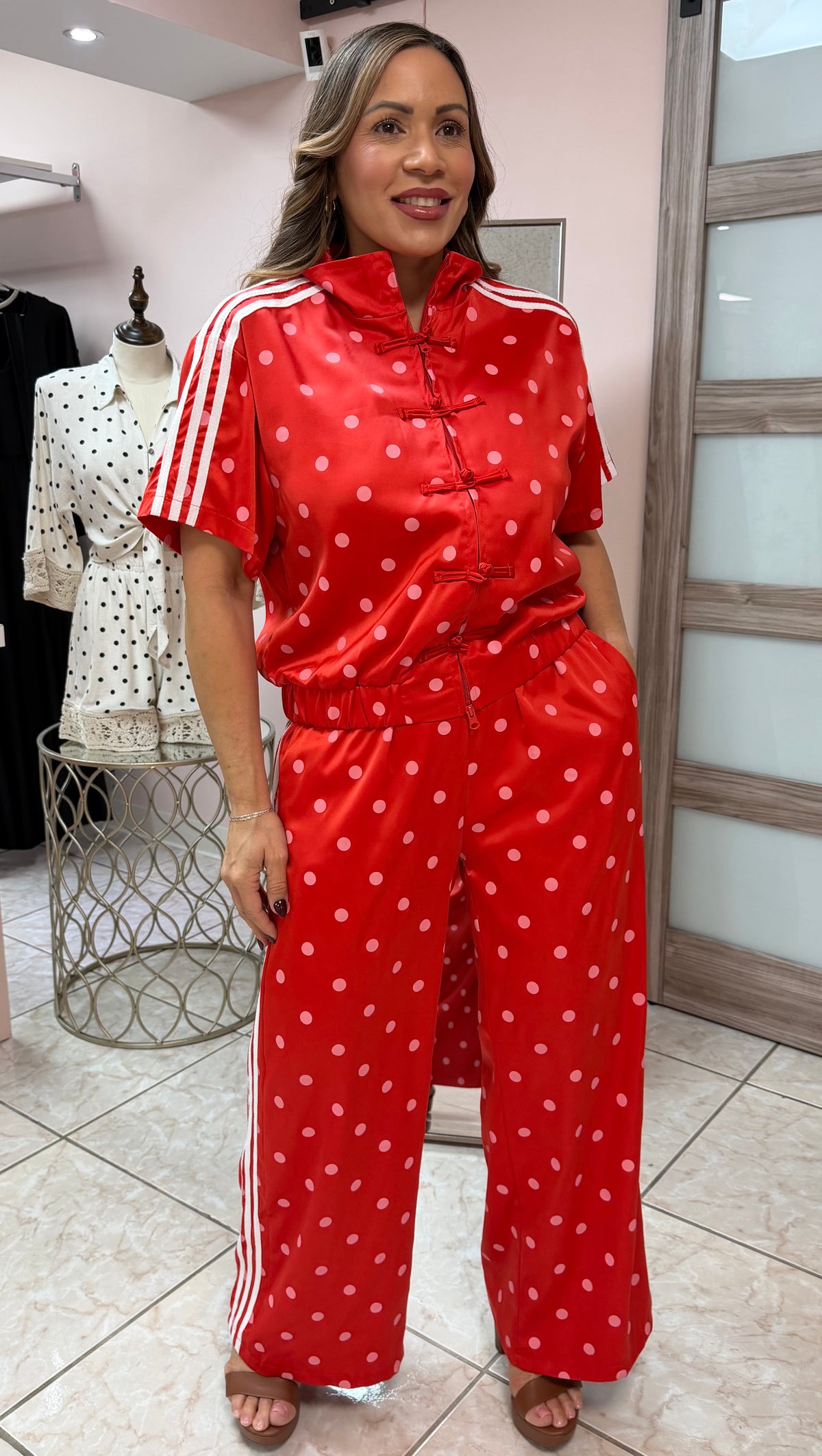 Red Polka Dots Set