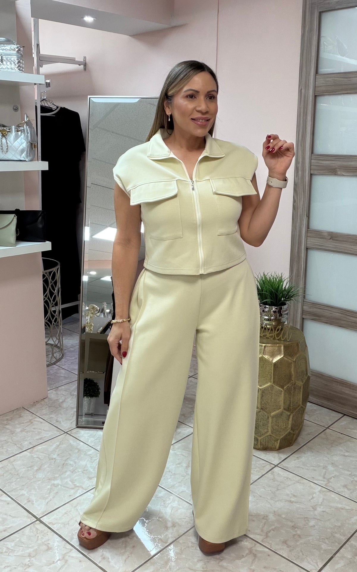 Sophie Top & Pant Travel Set