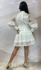 Lua White Short Dress