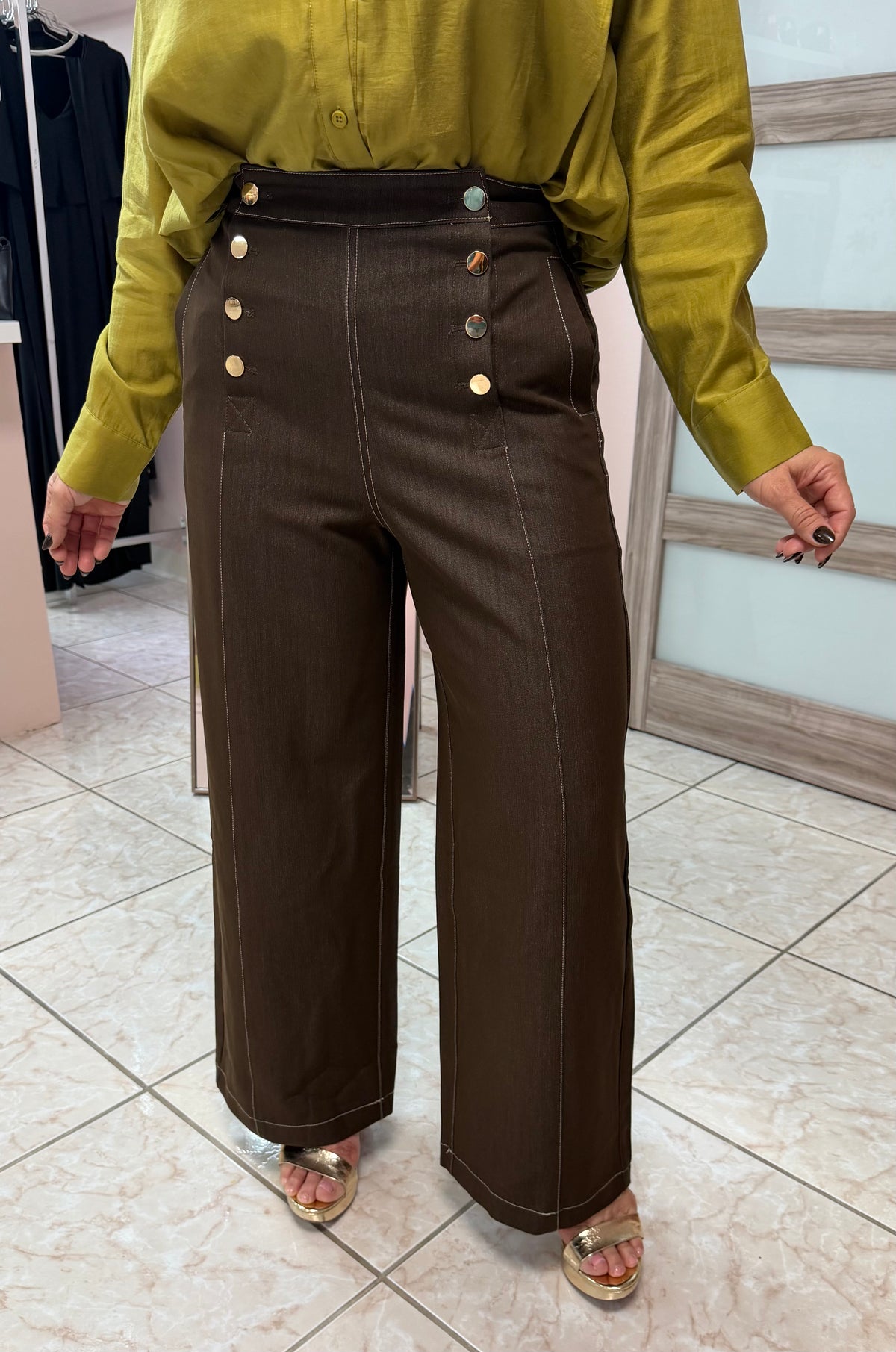 Chloe Brown Pant