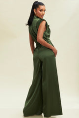 Olivia Satin Jumpsuit