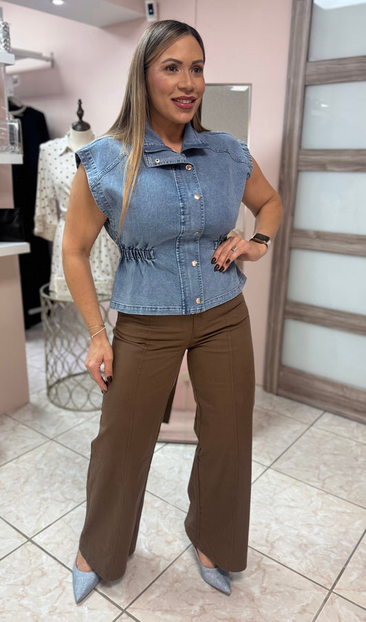 Light Denim Top