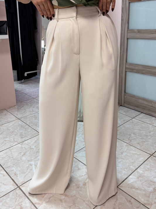 Ivory Palazzo Pant