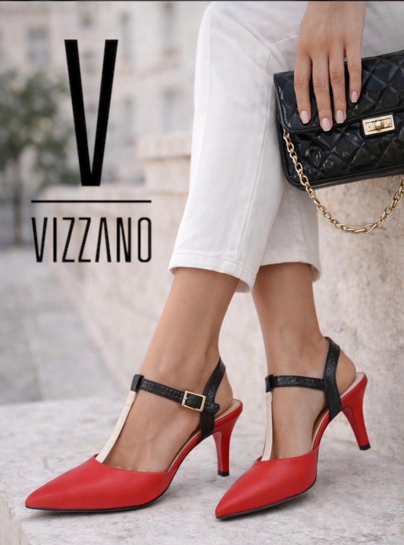 Vizzano Red/Black Shoes NEW DROP