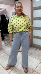 Light Medium High Waist Jeans