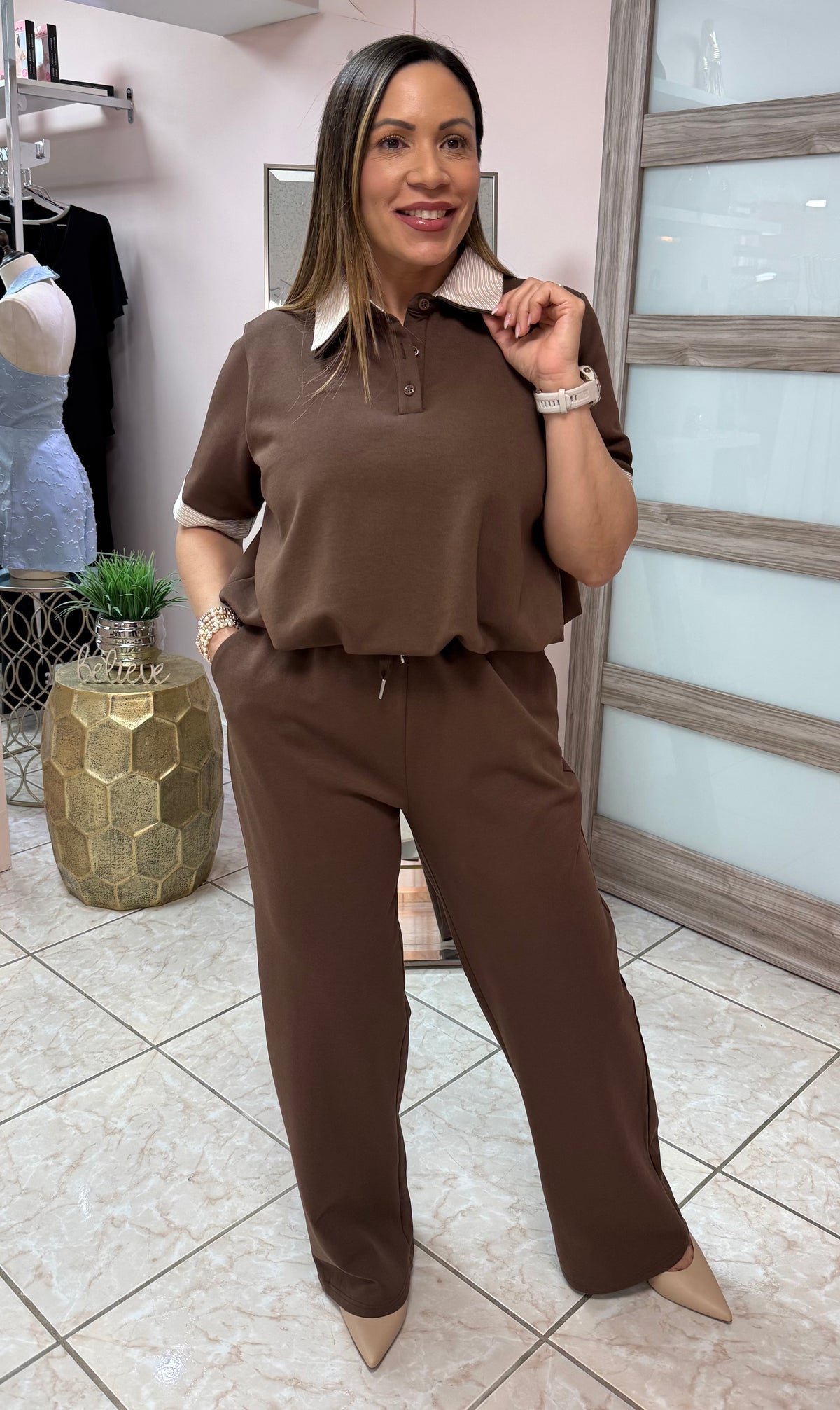Ivana Top & Pant Travel Set