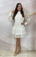Lua White Short Dress