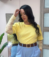 Ivana T-Shirt Lace Top