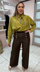 Chloe Brown Pant