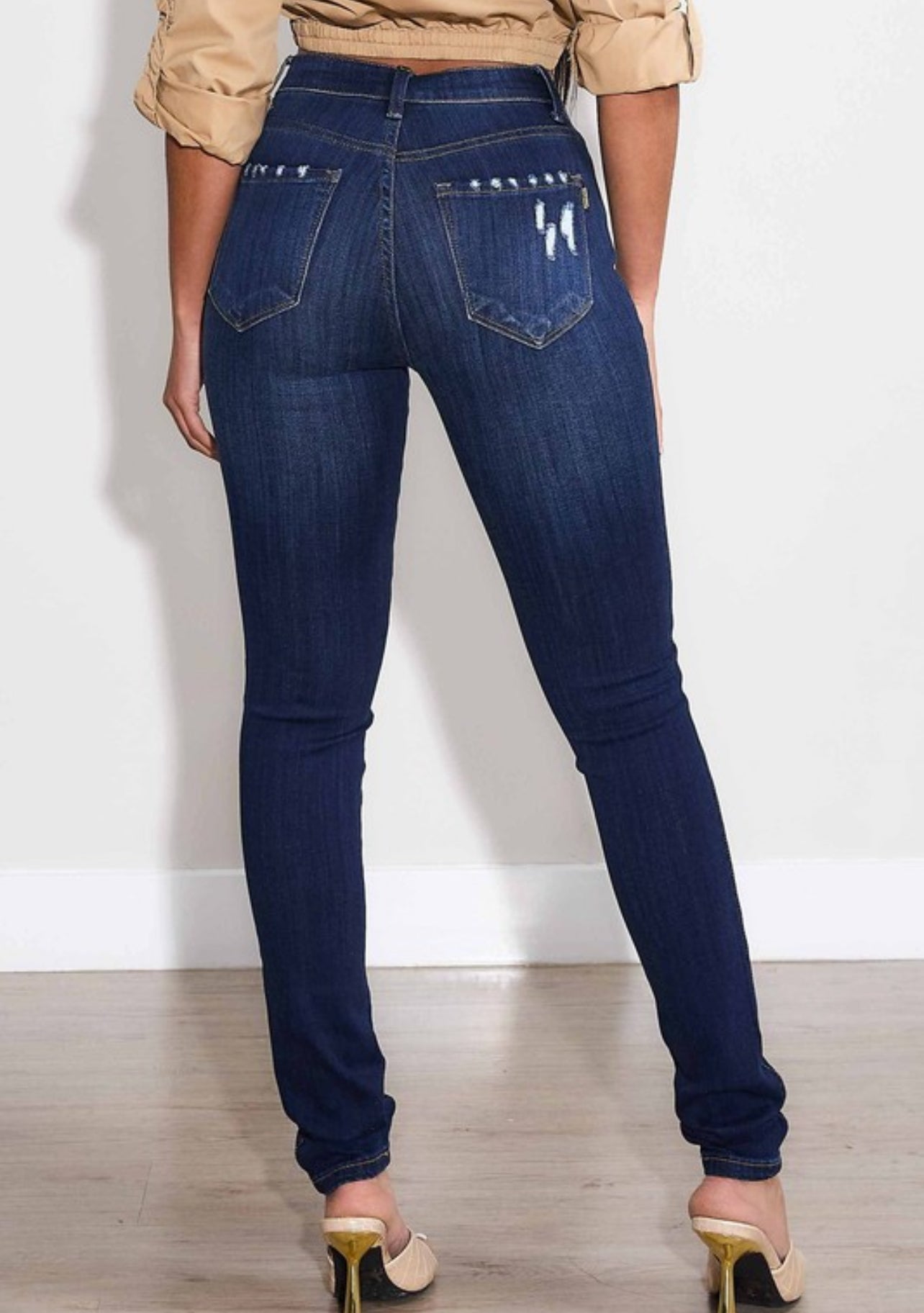 Vibrant High Waist Jeans