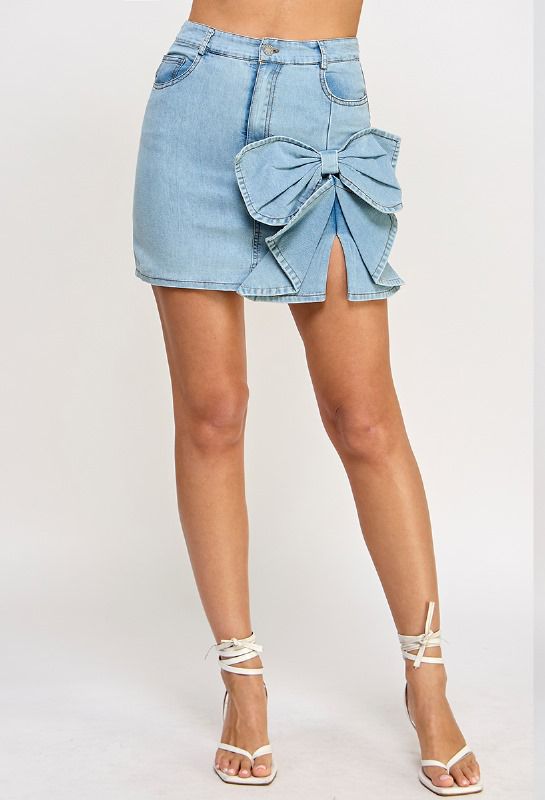 Denim Mini Skirt