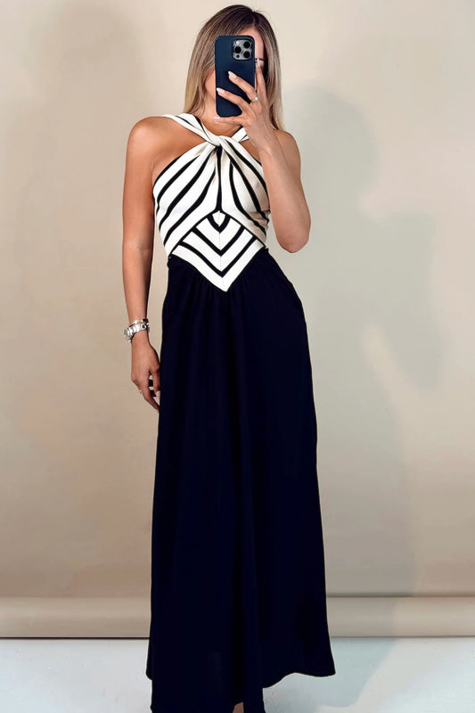 Black & White Maxy Dress