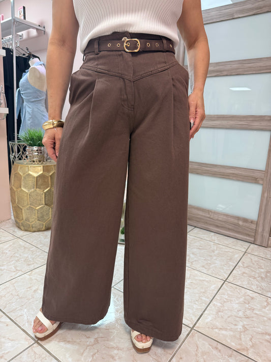 Chocolate Denim Pant