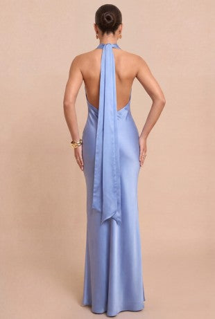 Iza Satin Maxi Dress