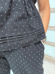 Black Polka Dots Set