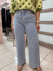 Light Medium High Waist Jeans