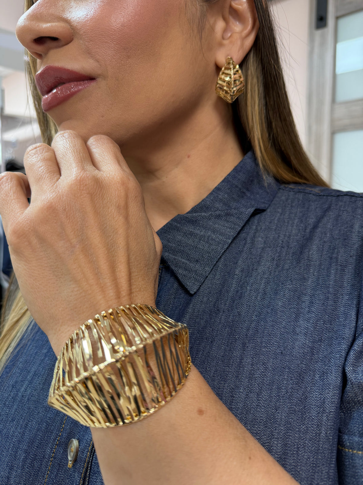 Monika Earrings & Bracelet Set
