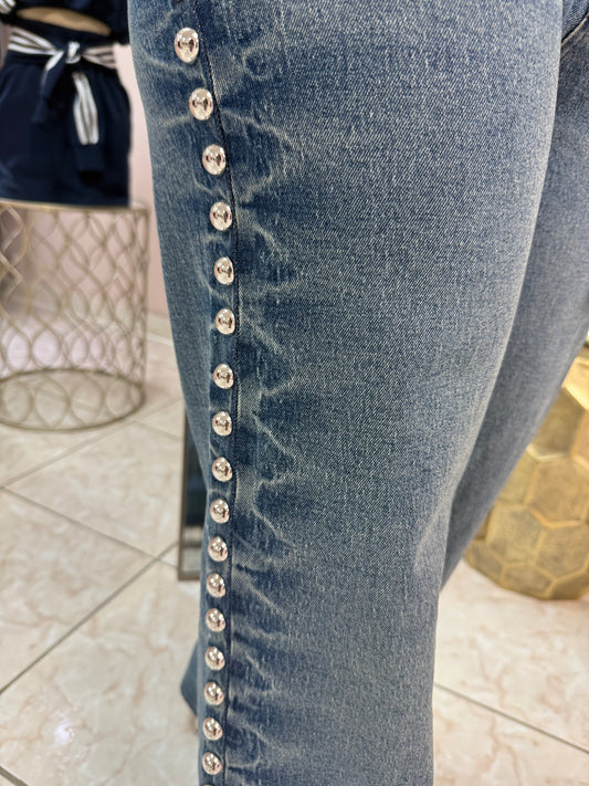 Medium Dark Denim Pant