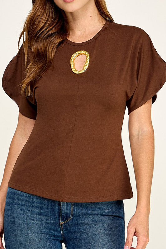 Cindy Brown Top