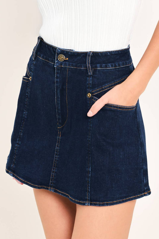 Kiara Denim Skort