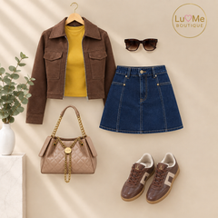 Kiara Denim Skort