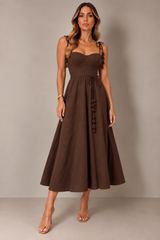 Érica Dress- Brown