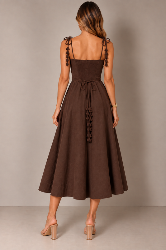 Érica Dress- Brown