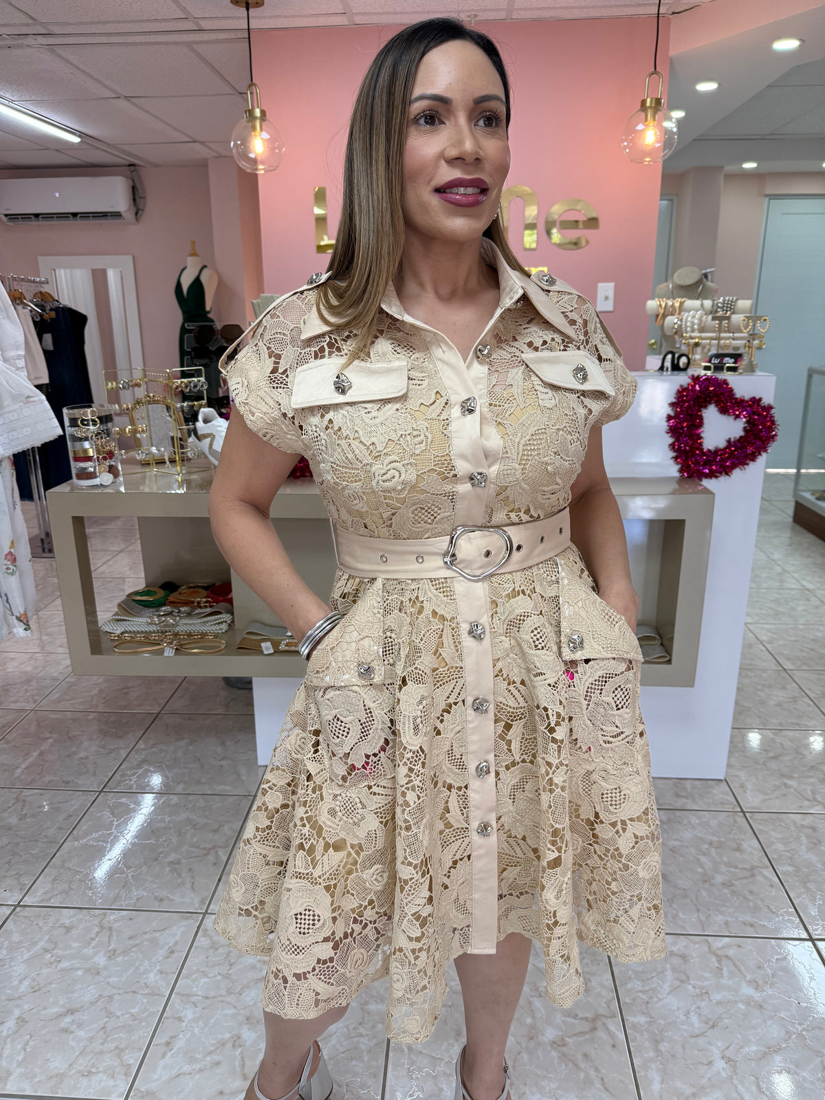 Amira Lace Dress