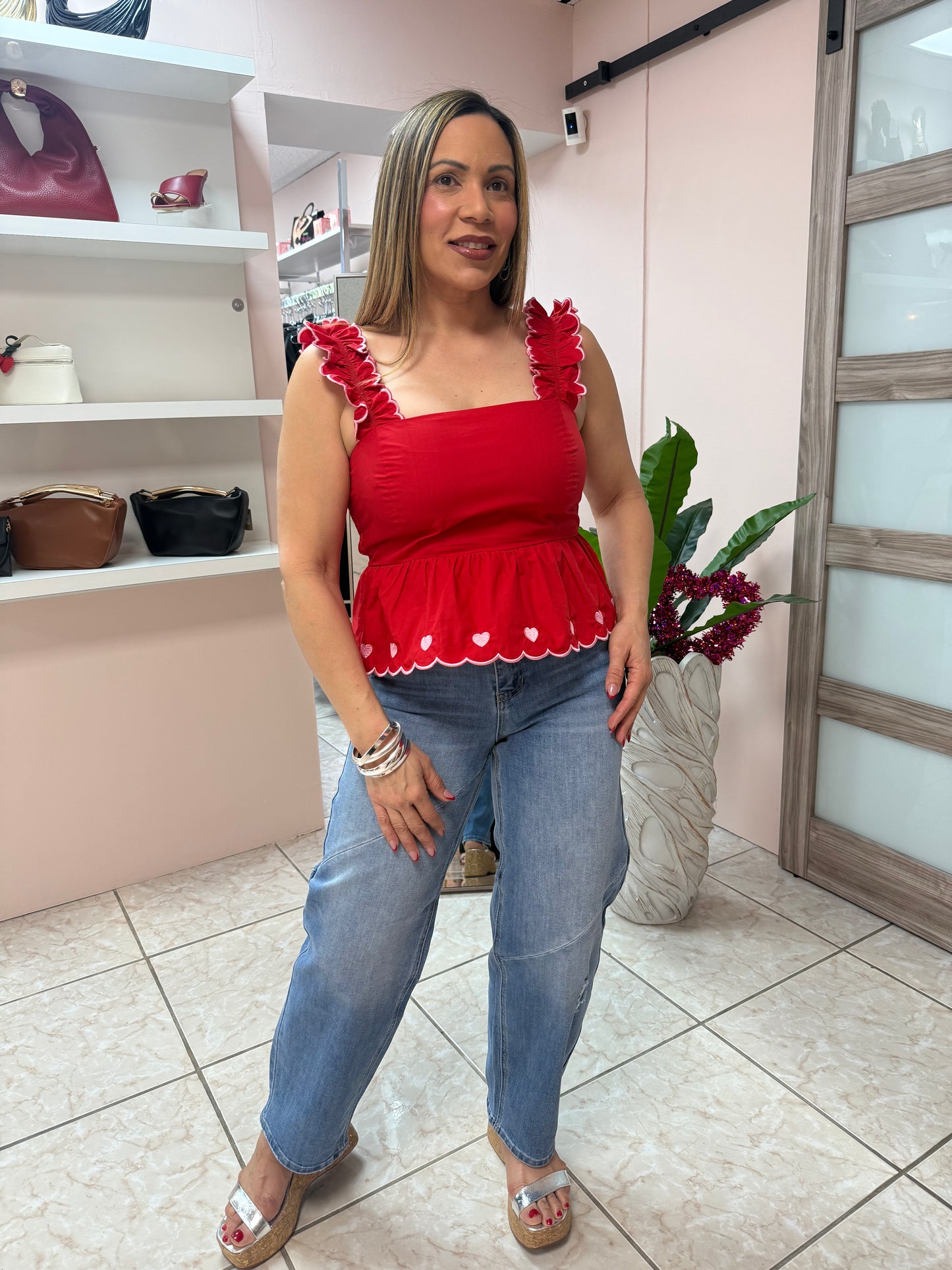 High-Rise Baggy Jeans