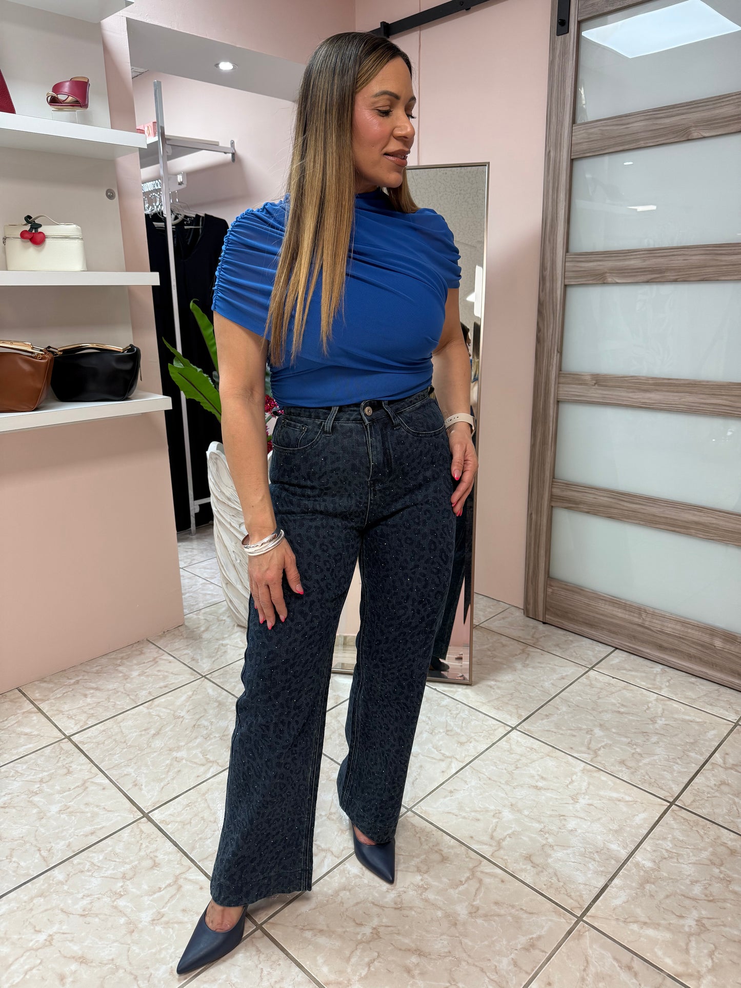 Dark Denim High Waist Jeans