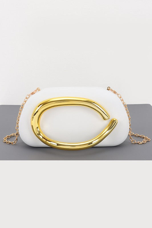 Leather Evening Clutch