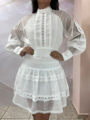 Lua White Short Dress