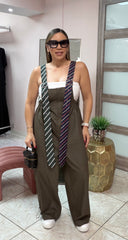 Olive Overall Jumpsuit