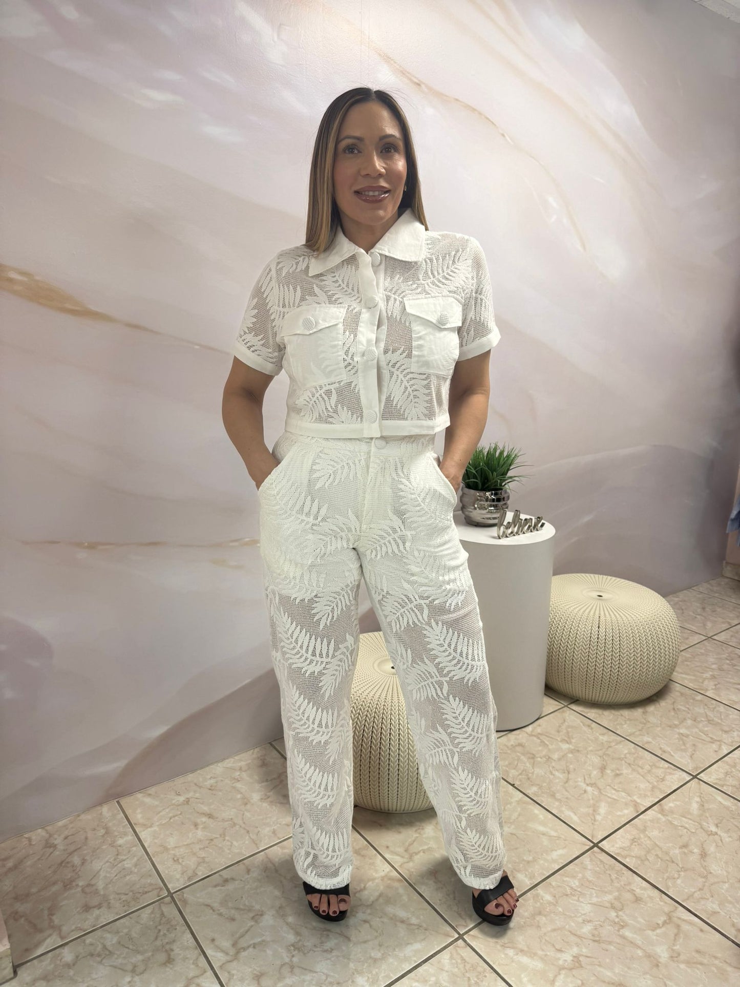 White Embroidery Set